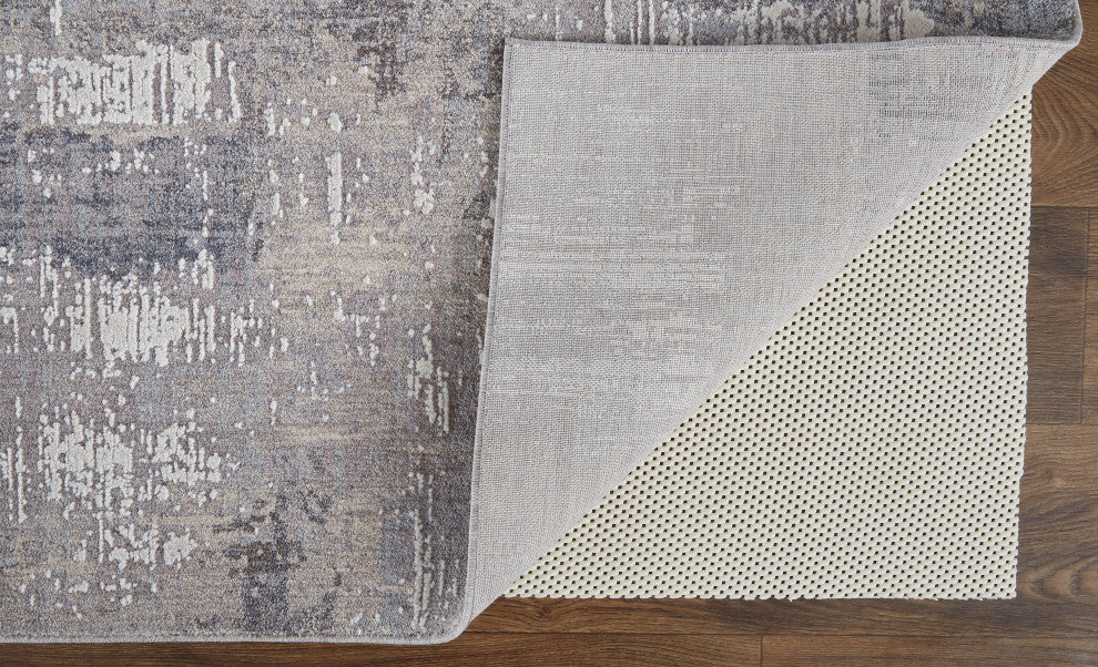 Weave & Wander Inger Rug, Gray/Blue, 1'-8" X 2'-10" Rug