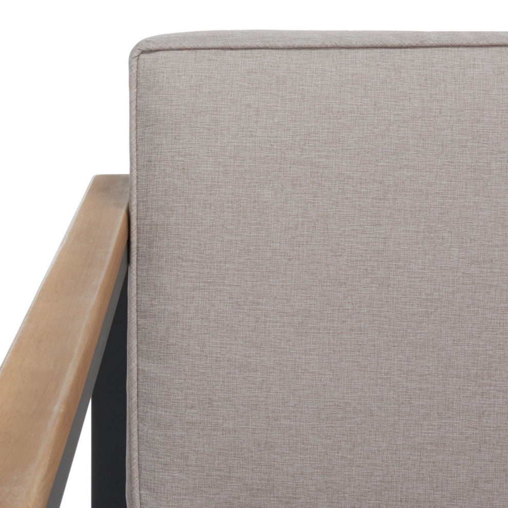 Safavieh Outdoor Chicopee 4 Piece Living Set Natural/Light Grey