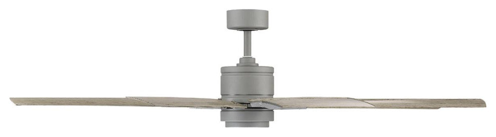 Renegade 1 Light 66 in. Indoor Ceiling Fan, 2700K, Graphite Weathered Wood