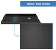SlimLine 36"x60" Single Threshold Shower Base, Black Finish, Right Hand Drain