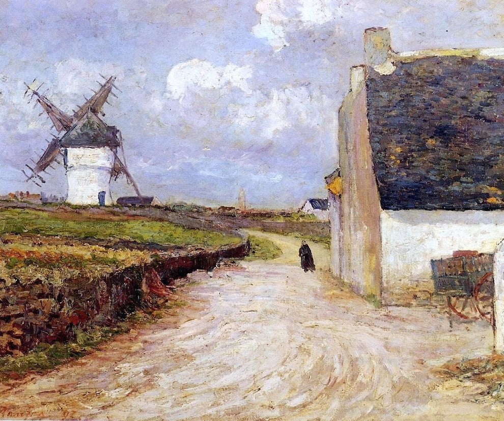 Maxime Maufra Near the Mill, 20"x25" Wall Decal
