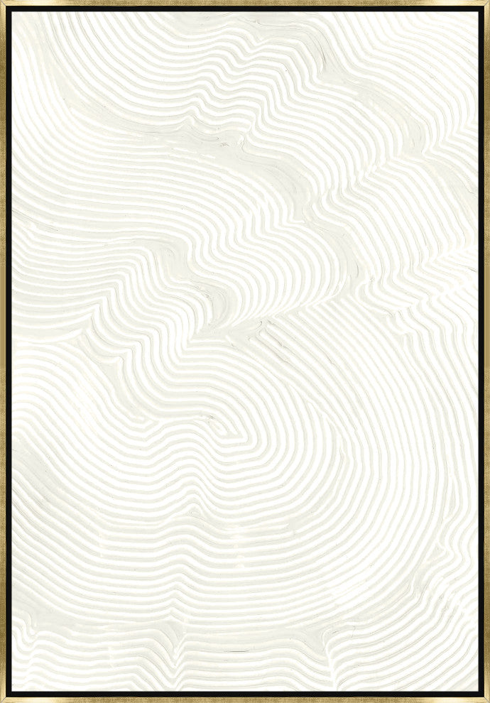 24x35 Your Trace II, Framed Artwork, Gold