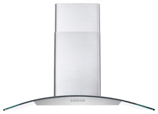 2-Piece Kitchen, 36" 240V Dual Fuel Range and 36" Wall Mount Range Hood