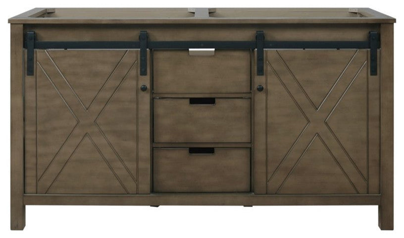 Marsyas 60" Vanity Cabinet Only, Rustic Brown