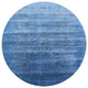Ahgly Company Indoor Round Mid-Century Modern Area Rugs, 4' Round