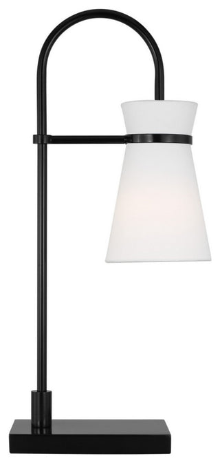 Visual Comfort Studio DJT1081MBK1 1-Light Table Lamp, Binx