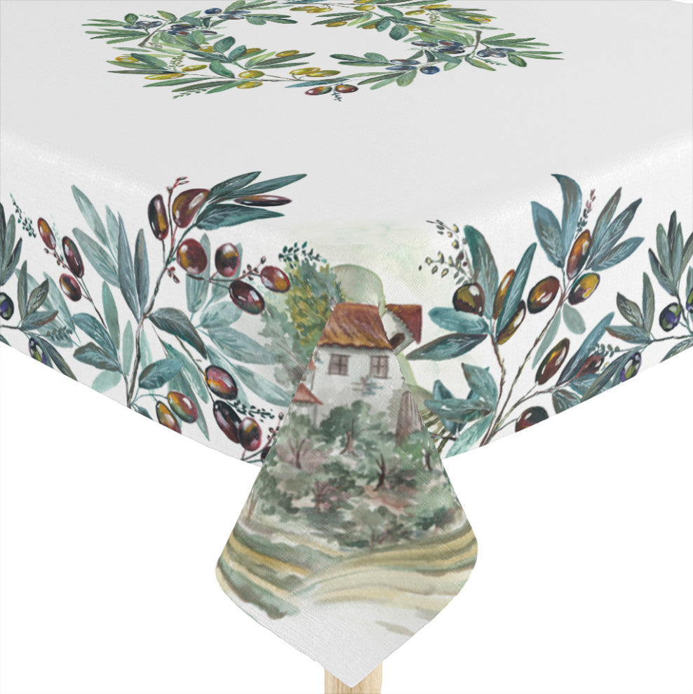 Laural Home Olive Grove 70" X 84" Tablecloth