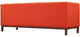 Panache Upholstered Fabric Sofa, Atomic Red