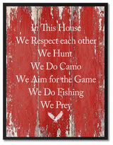 We Respect Each Other Inspirational, Canvas, Picture Frame, 22"X29"