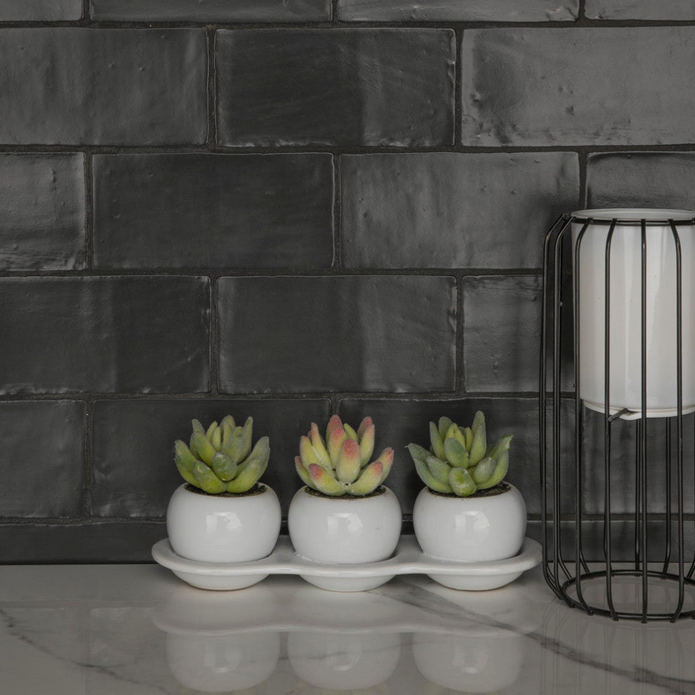 Chester Matte Nero Ceramic Wall Tile