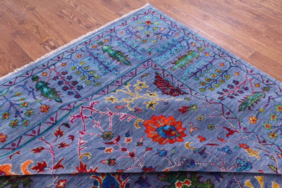 11' 11" X 14' 11" Turkish Oushak Hand-Knotted Wool & Silk Rug - Q15951