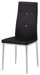 Trina Modern Living Side Chairs, Set of 2, Black