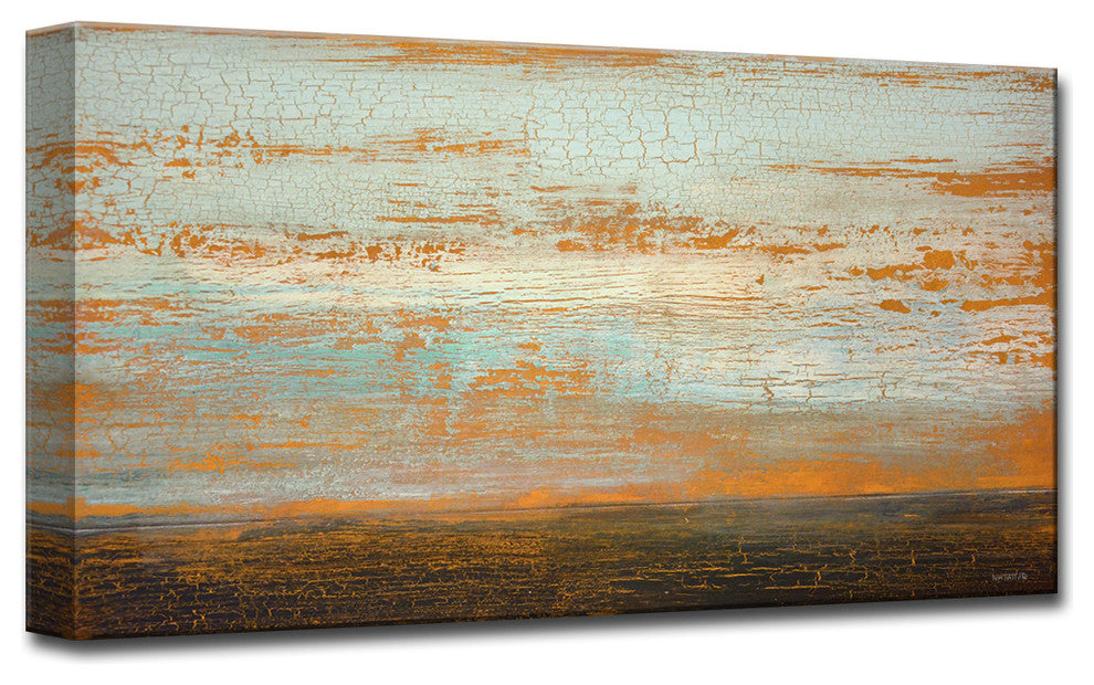 Ready2HangArt Oversized Canvas 'Desert Flats' by Norman Wyatt, 20"x40"