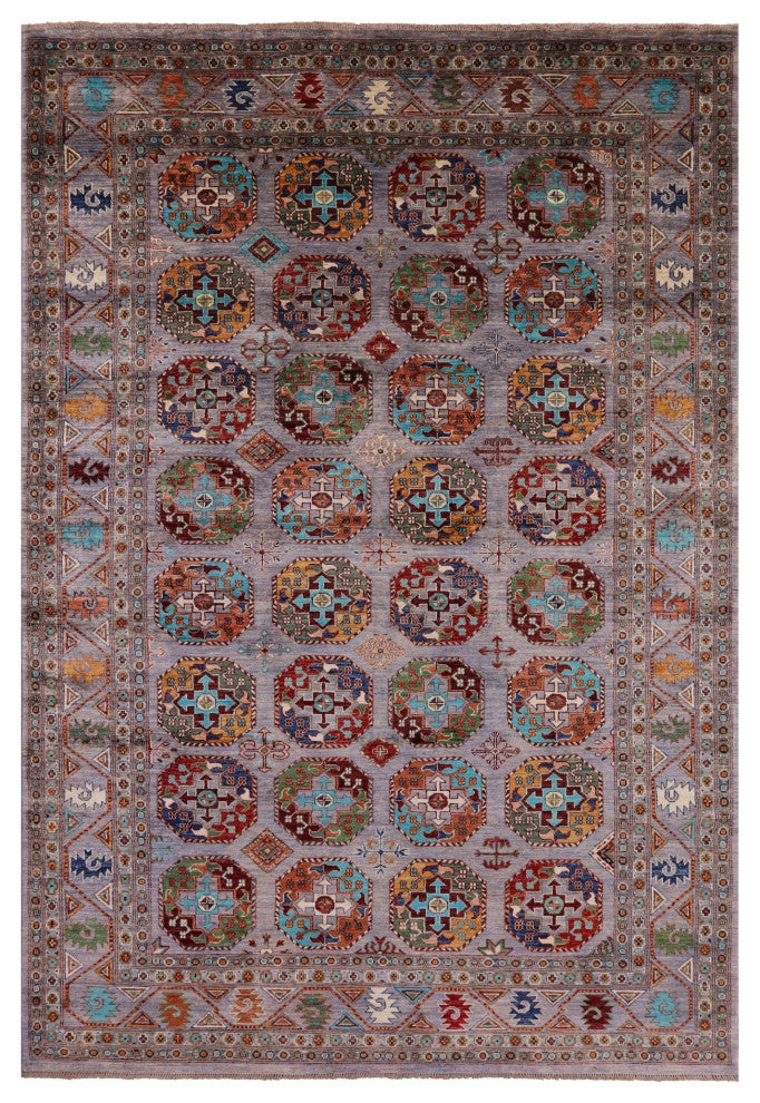 6' 8" X 9' 9" Bokhara Handmade Wool Rug - Q12194