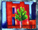 Oscar Bluemner House and Tree, 21"x28" Wall Decal