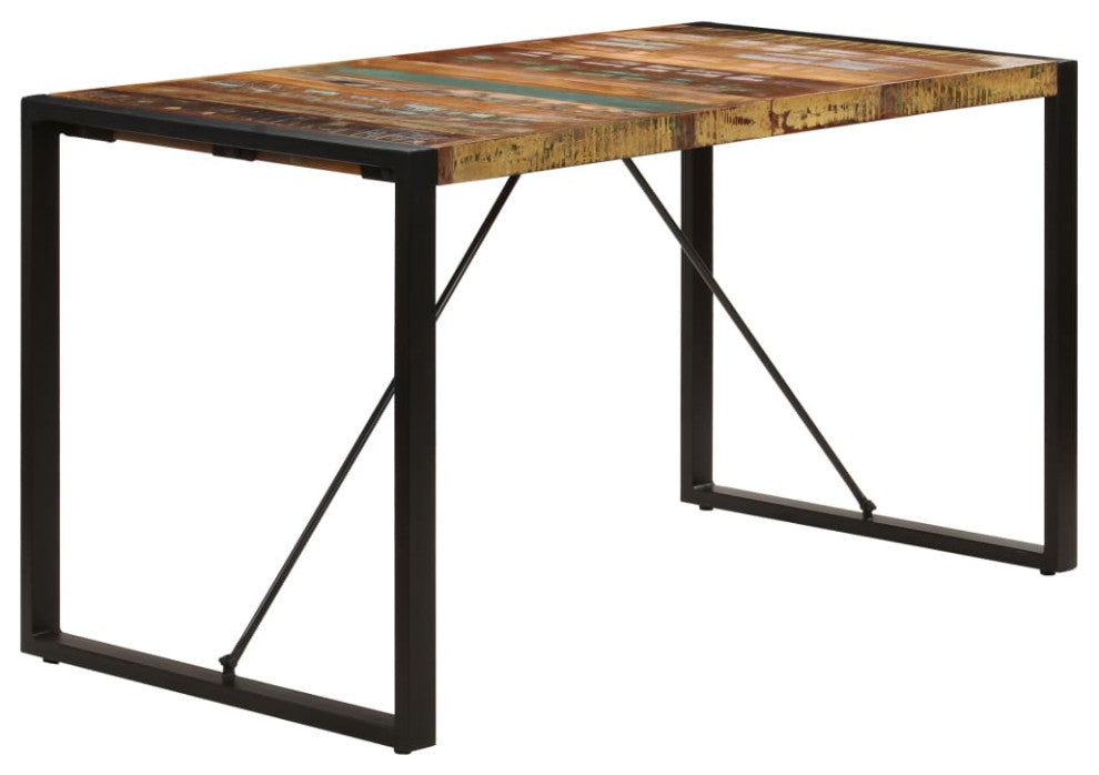 vidaXL Dining Table Kitchen Table Dining Room Dinner Table Solid Reclaimed Wood
