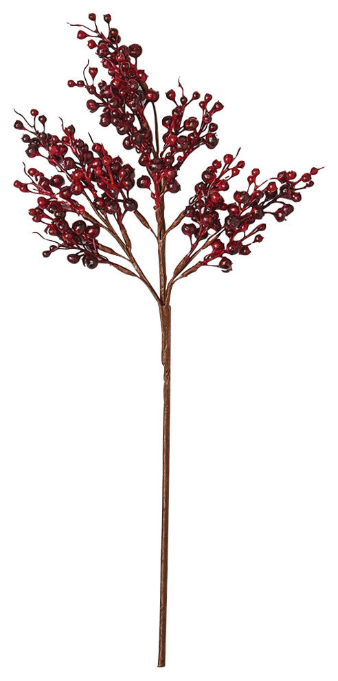Weatherproof Berry Pick, Set of 3, Burgundy, 18"