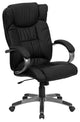 Black High Back Leather Chair