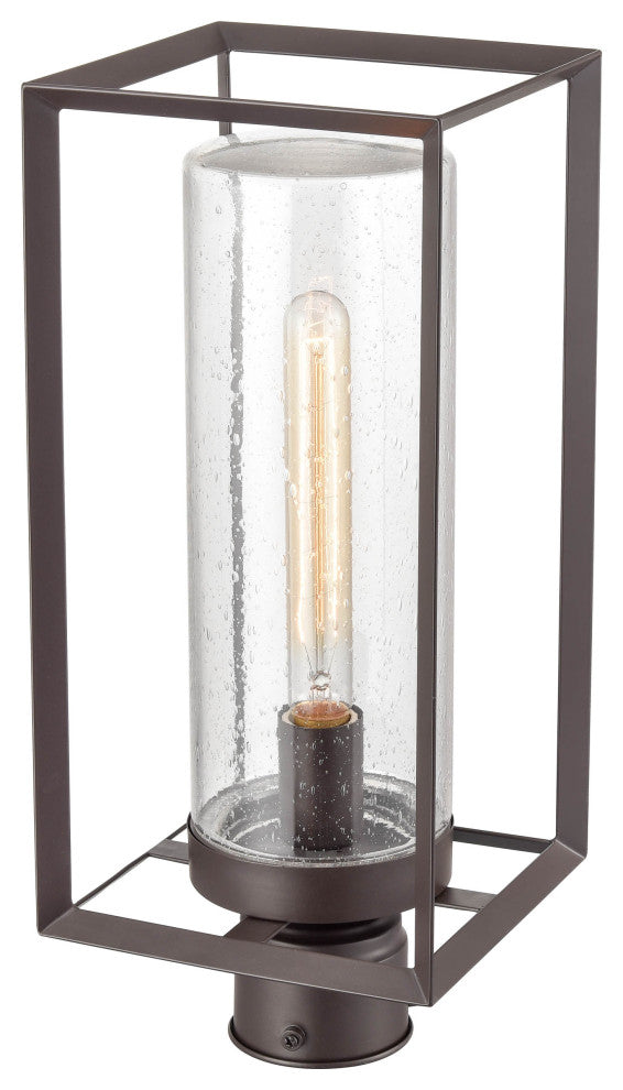 1 Light 7.5 in. Powder Coat Bronze Outdoor