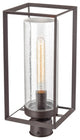 1 Light 7.5 in. Powder Coat Bronze Outdoor