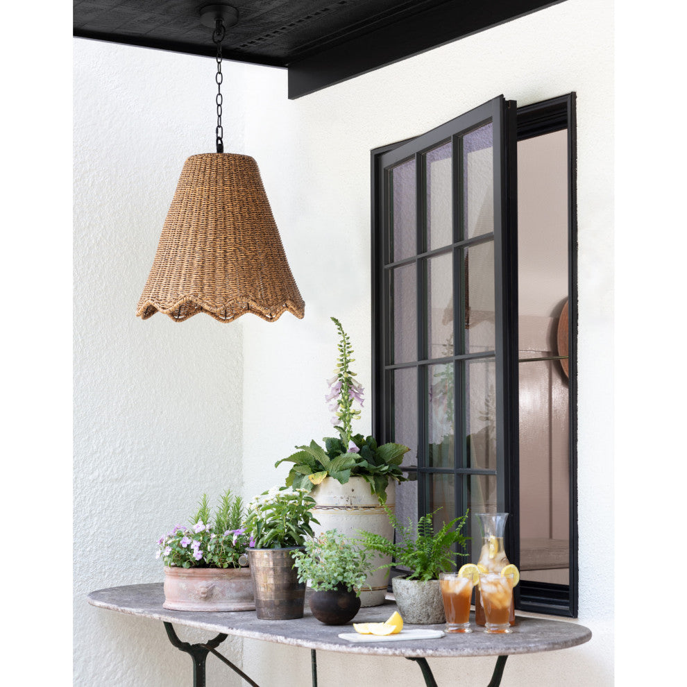 Summer Outdoor Pendant Large, Brown