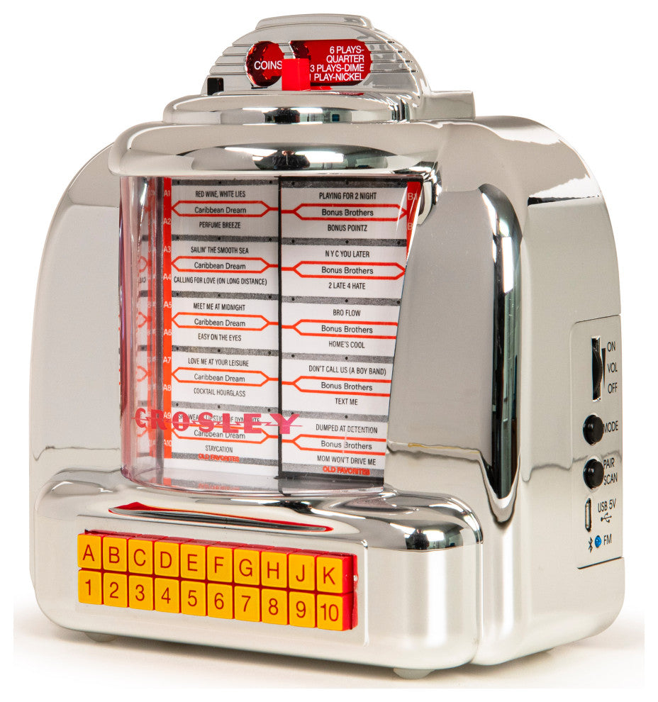 Diner Jukebox Radio, Silver