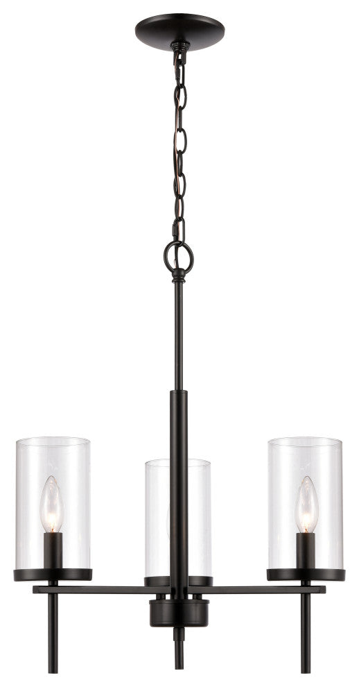 THOMAS LIGHTING CN290326 3 Light Chandelier in Black