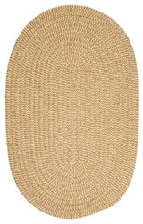 Softex Check CX13 Pale Banana Check Traditional Area Rug, Oval 5'x8'