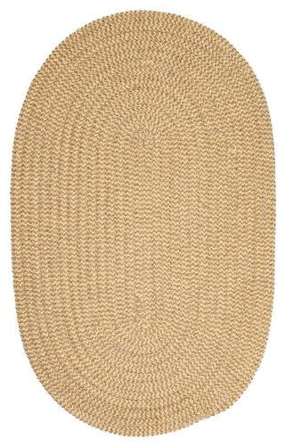 Softex Check CX13 Pale Banana Check Traditional Area Rug, Oval 5'x8'