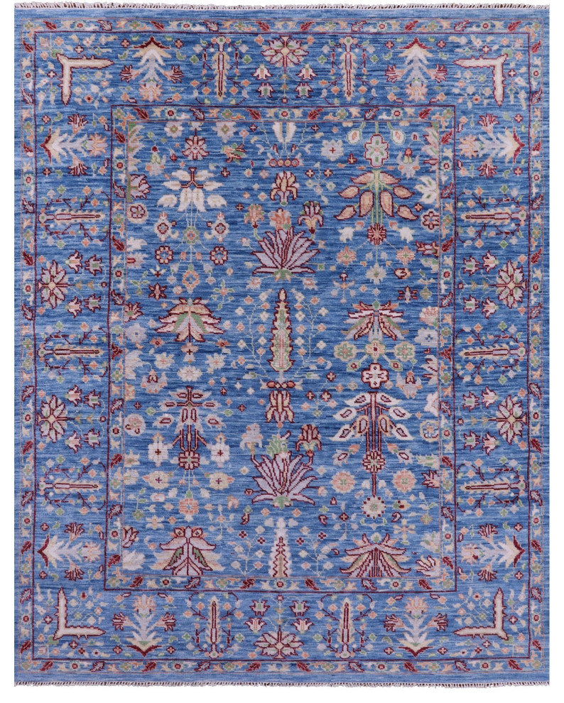 8' 4" X 10' 3" Turkish Oushak Handmade Wool Rug - Q15646