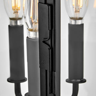 Hinkley Chapel Hill Large Pier Mount Lantern, Museum Black