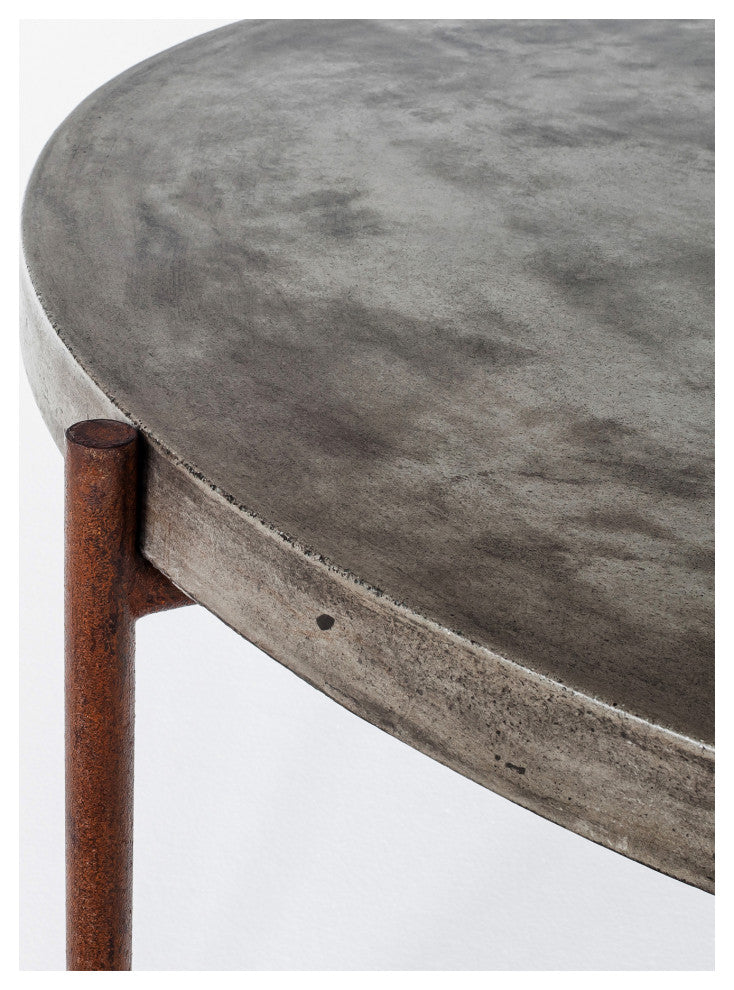Contemporary Mendez Outdoor Coffee Table - Grey
