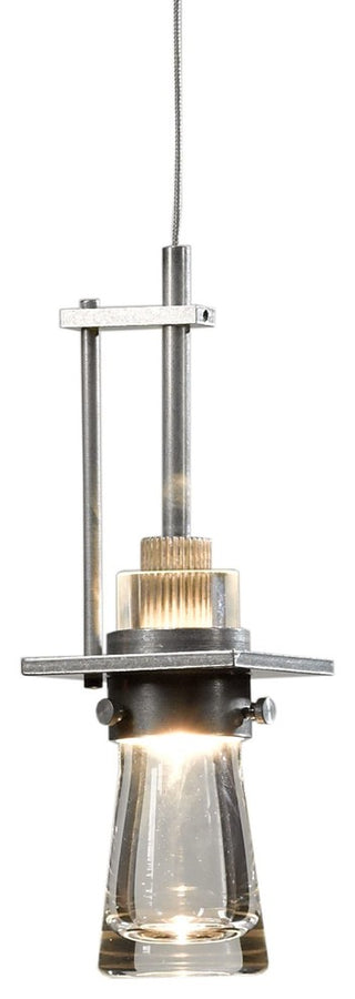 Erlenmeyer Low Voltage Mini Pendant, Clear Glass, Soft Gold