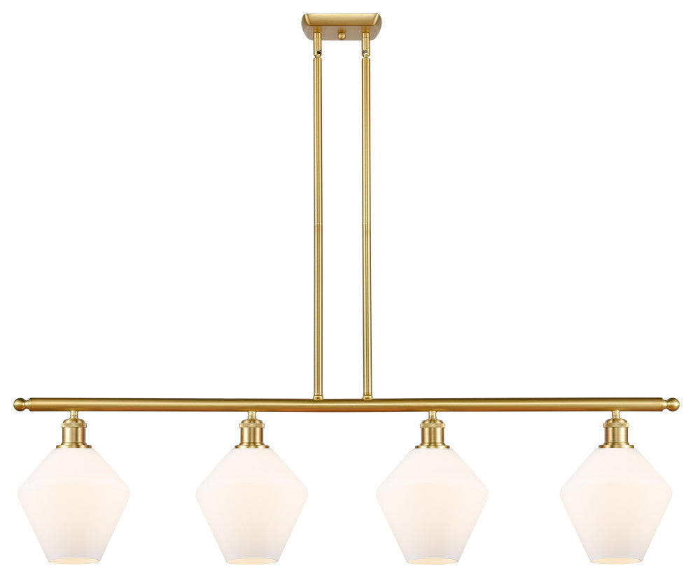 Innovations 516-4I-SG-G651-8-LED 4-Light Island Light, Satin Gold
