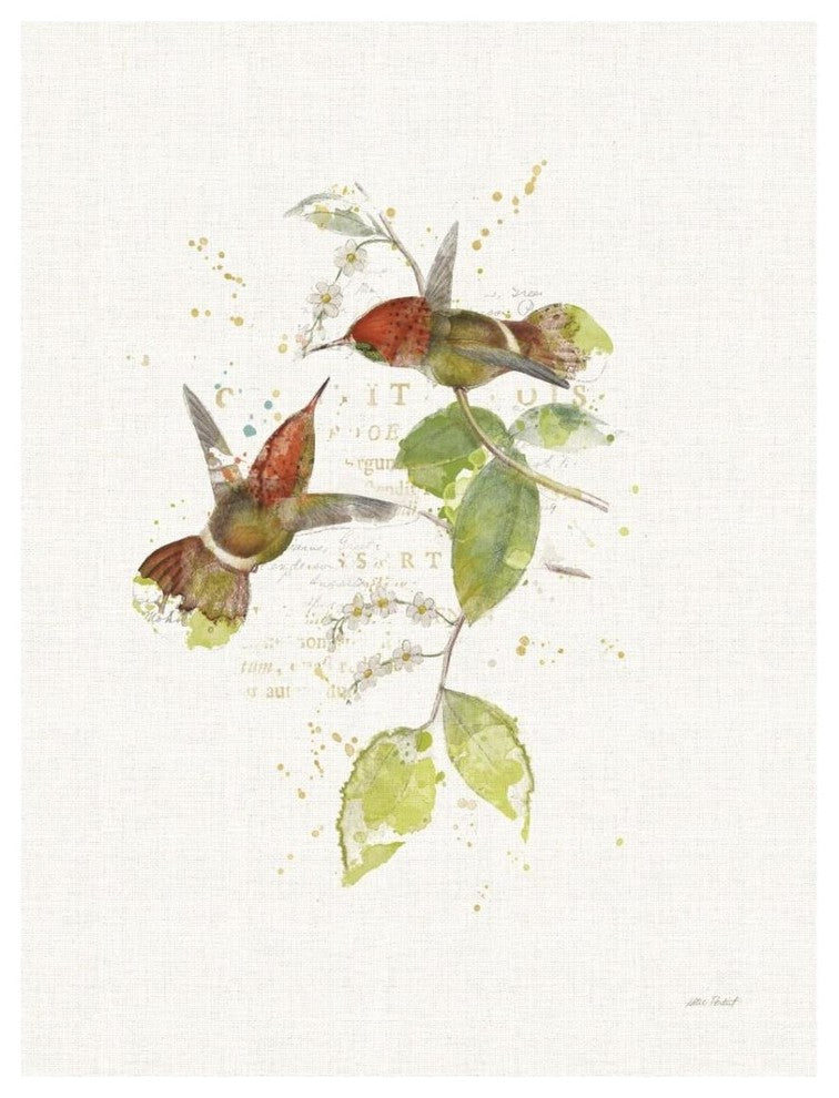 "Colorful Hummingbirds II" Digital Paper Print by Katie Pertiet, 26"x34"