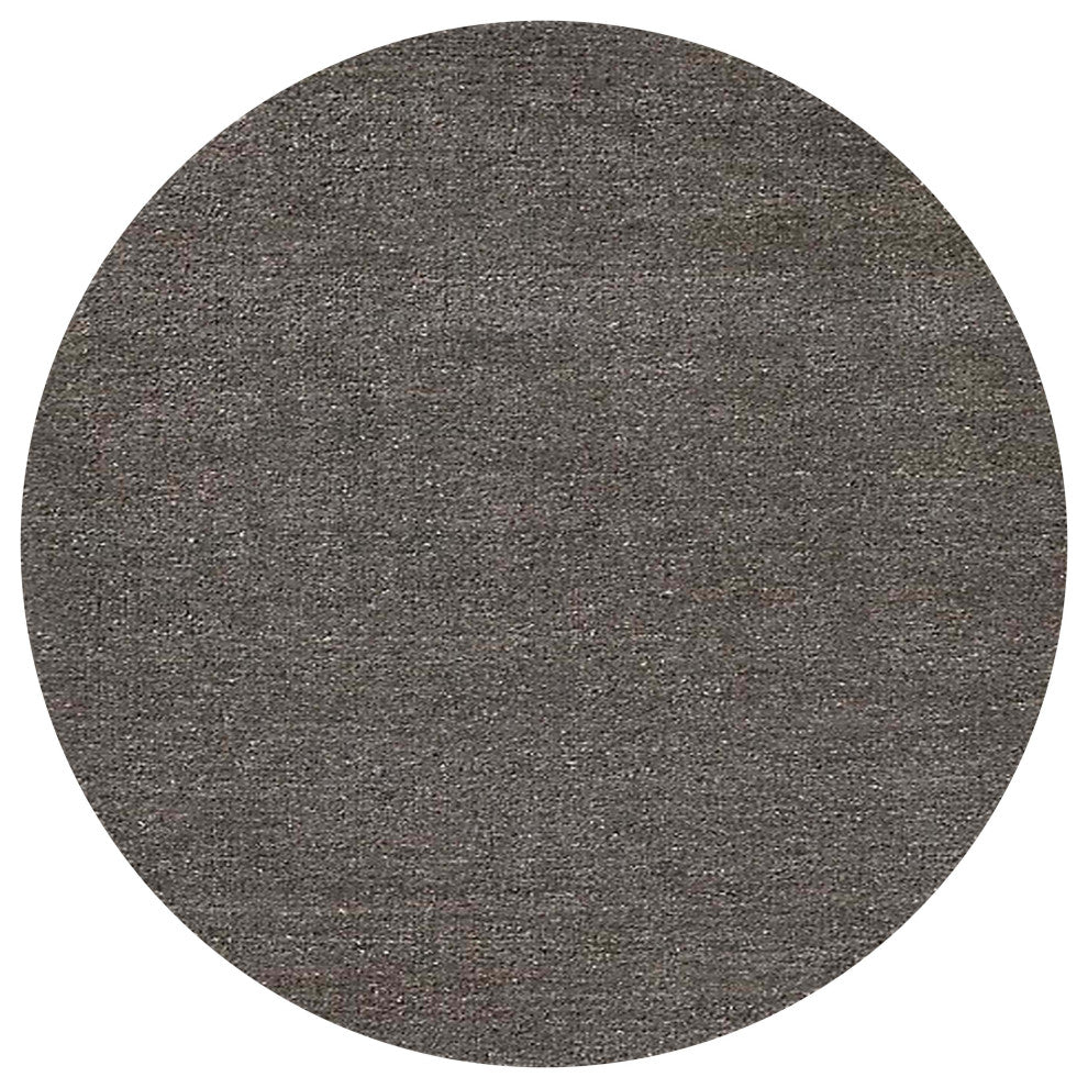 Ahgly Company Indoor Round Mid-Century Modern Area Rugs, 8' Round