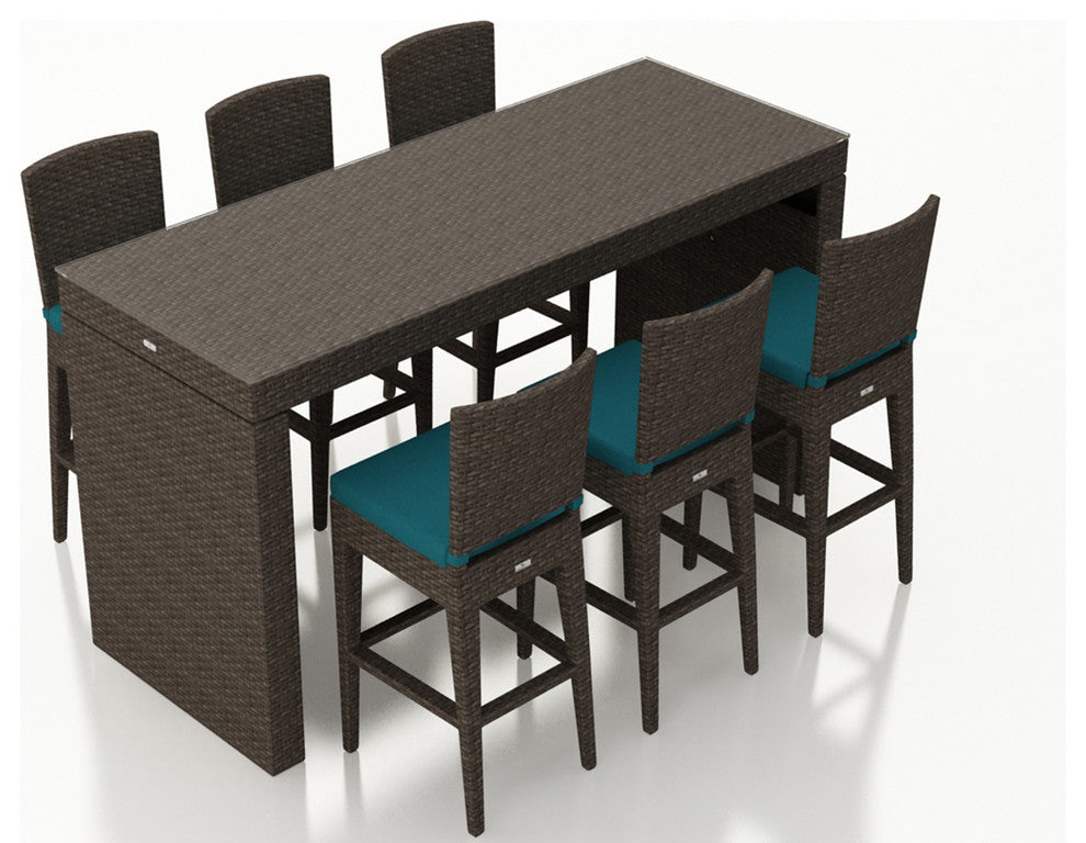 Arden 7 Piece Bar Set, Spectrum Peacock