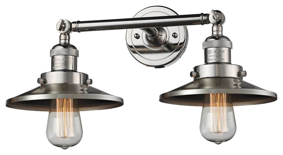 Innovations Lighting 208-Pn-M1-Led 2 Light Dimmable Led Bathroom Fixture