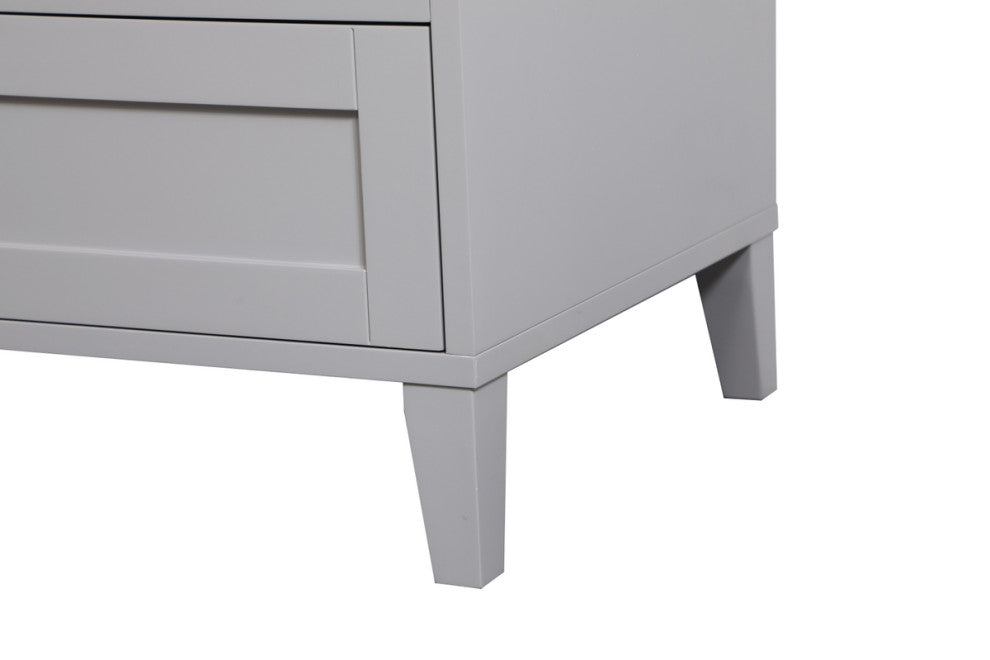 30" Single Bathroom Vanity, Gray