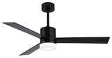 52" 3-Blade LED Ceiling Fan With Remote Control and Light Kit