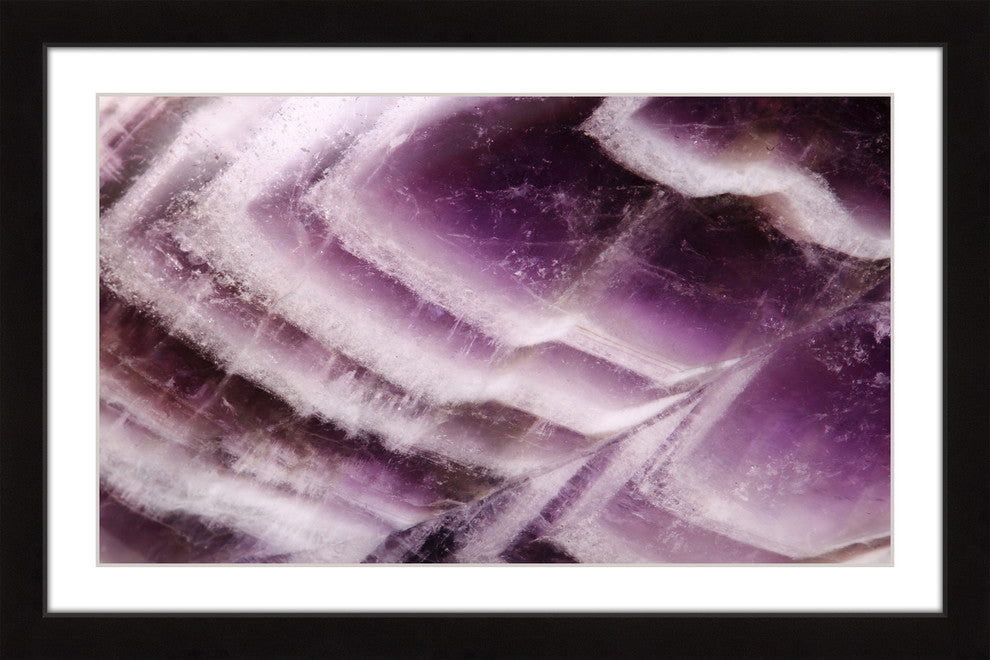 "Amethyst Cliffs" Framed Art Print