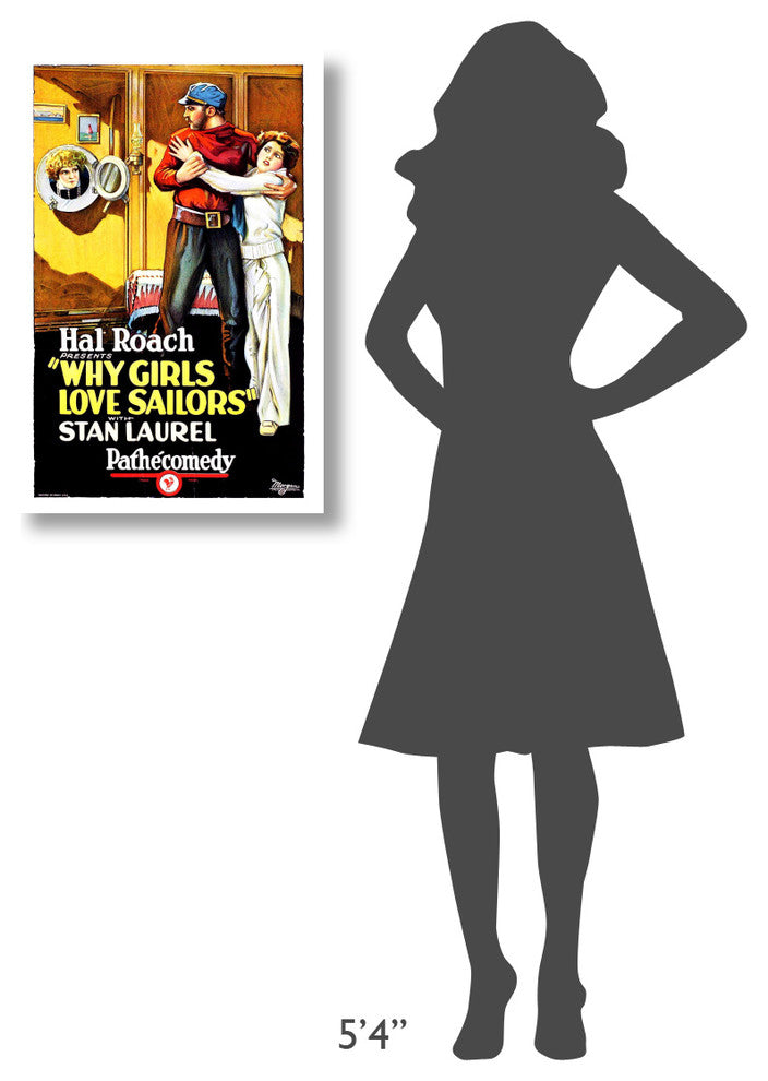 Laurel and Hardy, Why Girls Love Sailors, 1927, 20x30