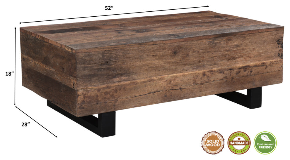Brenton Solid Wood Coffee Table