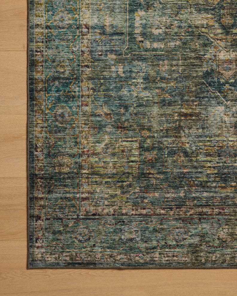 Loloi Washable Anniston Lagoon/Multi Rug, 3'6"x5'6"