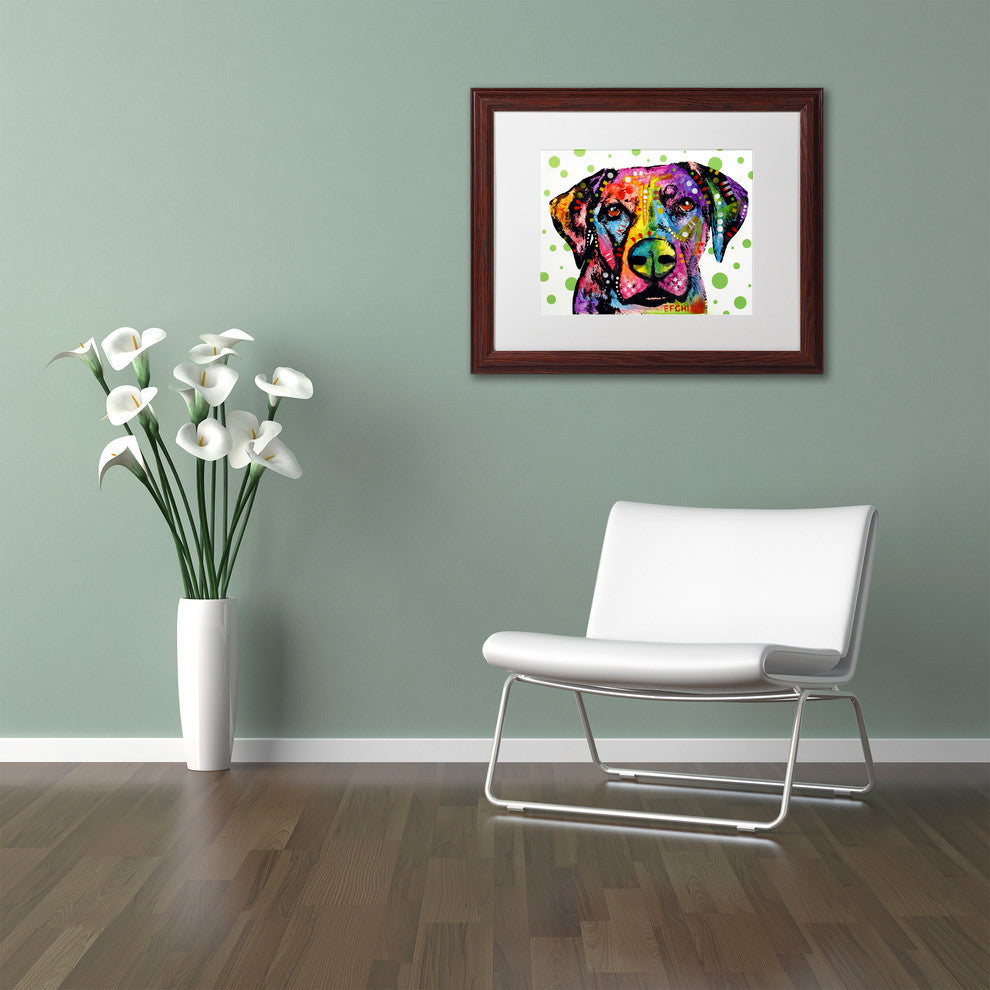 Dean Russo 'Rhodesian' Framed Art, Wood Frame, 11"x14", White Matte