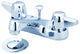 Central Brass Two Handle Bathroom Faucet