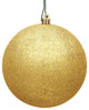 Vickerman N592037Dq 8" Honey Gold Sequin Ball Ornament