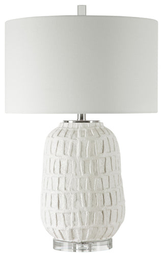Uttermost Caelina Textured White Table Lamp