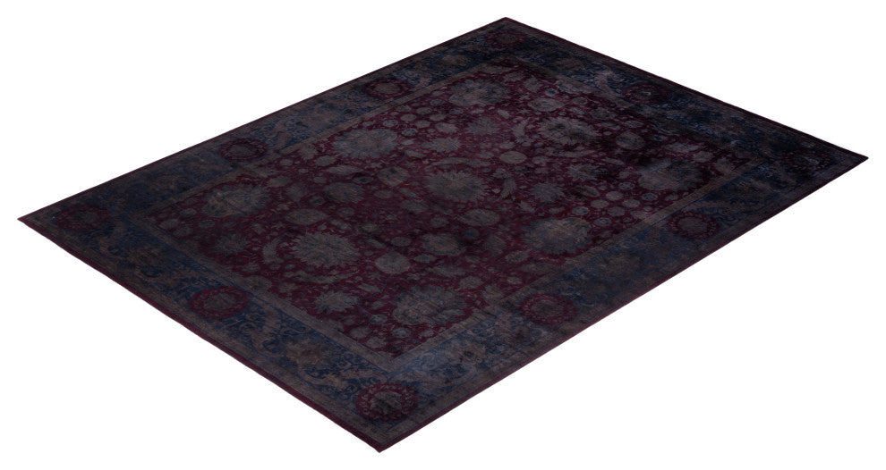 Fine Vibrance, One-of-a-Kind Hand-Knotted Area Rug Red, 9'' 0 x 12'' 1