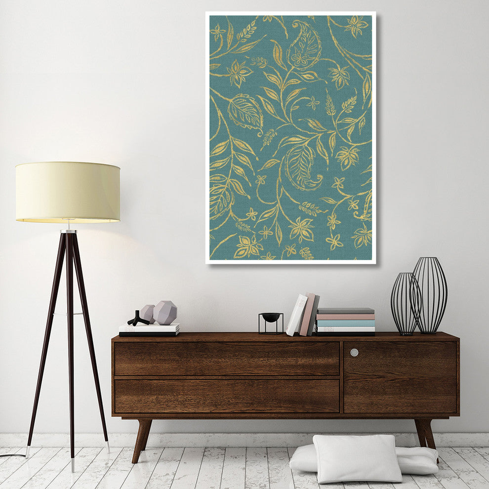 "Paisley Trail III Patterns" Digital Paper Print by Daphne Brissonnet, 42"x62"